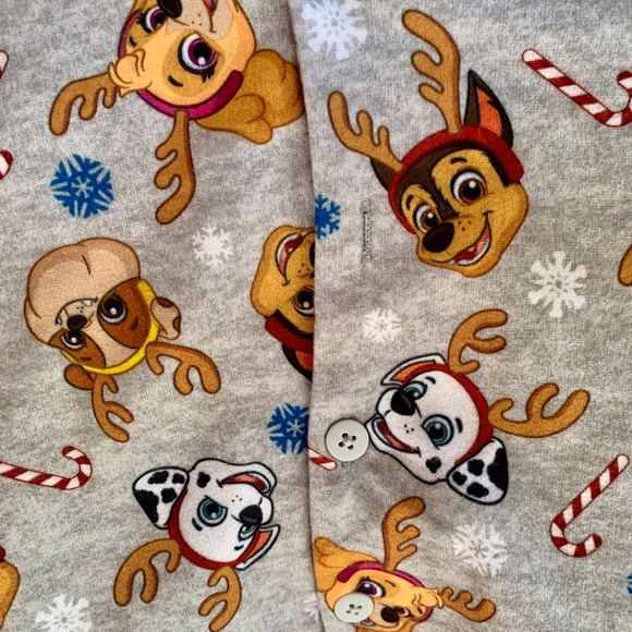 PAW PATROL Toddler Boy's Christmas Flannel Pajamas SIZE 2T NWT - Picture 6 of 6